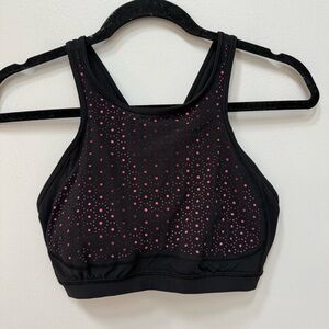 Lululemon Black and Pink Sports Bra